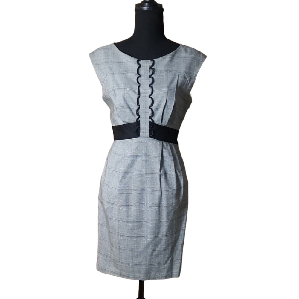 Max & Cleo Gray and Black Dress